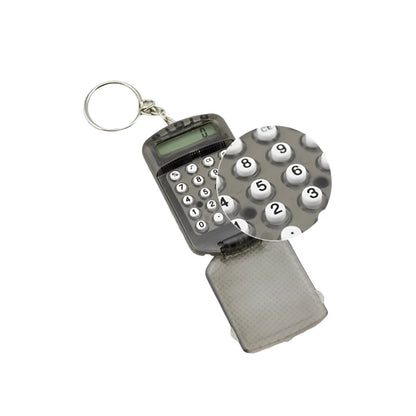 Functional Mini Calculator Keyring