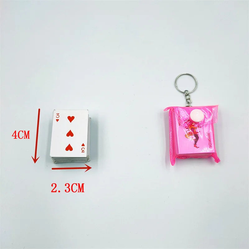 Mini Playing Cards Keyring