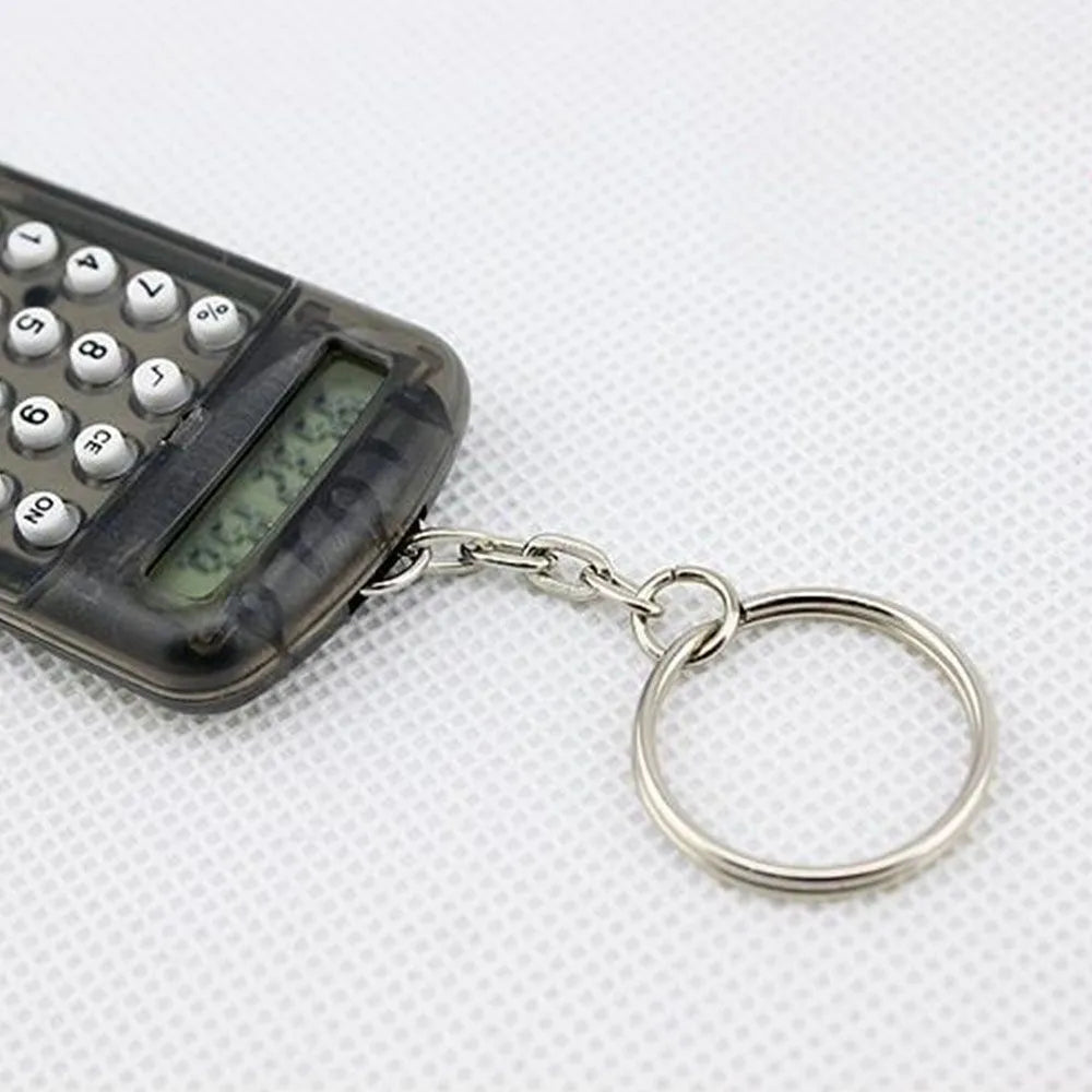 Functional Mini Calculator Keyring